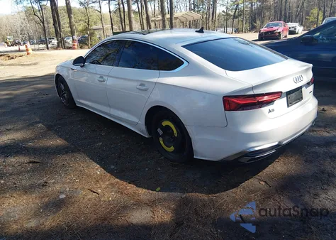 2021 Audi A5 Sportback Premium 45 Tfsi Quattro S Tronic из США, поврежденный, VIN WAUDACF52MA011341